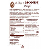 Monin Orange Syrup (750mL) - CustomPaperCup.com Branded Restaurant Supplies