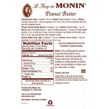 Monin Peanut Butter Syrup (750mL) - CustomPaperCup.com Branded Restaurant Supplies