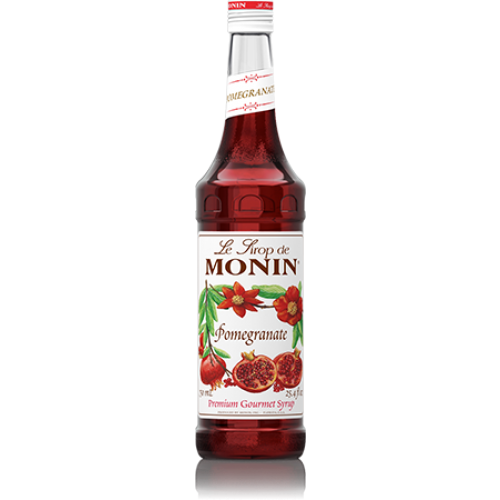Monin Pomegranate Syrup (750mL) - CustomPaperCup.com Branded Restaurant Supplies