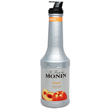 Monin Peach Fruit Purée (1L) - CustomPaperCup.com Branded Restaurant Supplies