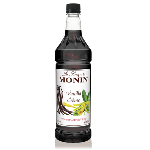 Monin Vanilla Creme Syrup (1L) - CustomPaperCup.com Branded Restaurant Supplies