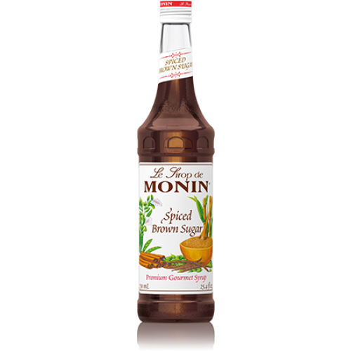 Monin Spiced Brown Sugar Syrup (750mL) - CustomPaperCup.com Branded Restaurant Supplies