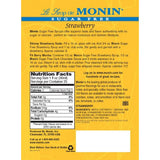 Monin Sugar Free Strawberry Syrup (750mL) - CustomPaperCup.com Branded Restaurant Supplies