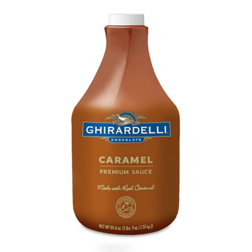 Ghirardelli Caramel Flavored Sauce (64 fl oz) - CustomPaperCup.com Branded Restaurant Supplies