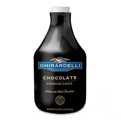 Ghirardelli Black Label Chocolate Sauce (64 fl oz) - CustomPaperCup.com Branded Restaurant Supplies