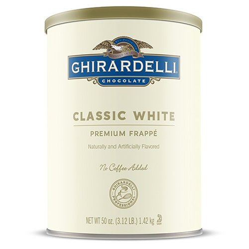 Ghirardelli Classic White Frappé (3.12 lbs) - CustomPaperCup.com Branded Restaurant Supplies