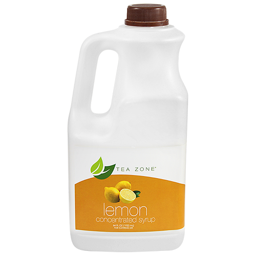 Tea Zone Lemon Syrup (64oz) - CustomPaperCup.com Branded Restaurant Supplies