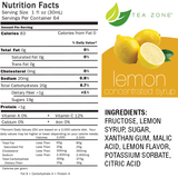 Tea Zone Lemon Syrup (64oz) - CustomPaperCup.com Branded Restaurant Supplies