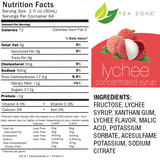 Tea Zone Lychee Syrup (64oz) - CustomPaperCup.com Branded Restaurant Supplies