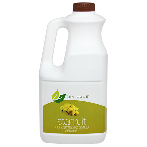 Tea Zone Star Fruit Syrup (64oz) - CustomPaperCup.com Branded Restaurant Supplies