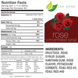 Tea Zone Rose Syrup (64oz) - CustomPaperCup.com Branded Restaurant Supplies