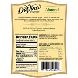 DaVinci All Natural Almond Flavored Syrup (700mL) - CustomPaperCup.com Branded Restaurant Supplies