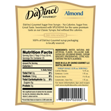 DaVinci Sugar Free Almond Syrup (750mL) - CustomPaperCup.com Branded Restaurant Supplies