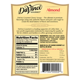 DaVinci Classic Almond (Orgeat) Syrup (750mL) - CustomPaperCup.com Branded Restaurant Supplies