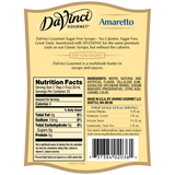 DaVinci Sugar Free Amaretto Syrup (750mL) - CustomPaperCup.com Branded Restaurant Supplies