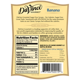 DaVinci Sugar Free Banana Syrup (750mL) - CustomPaperCup.com Branded Restaurant Supplies
