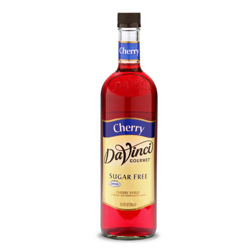 DaVinci Sugar Free Cherry Syrup (750mL) - CustomPaperCup.com Branded Restaurant Supplies