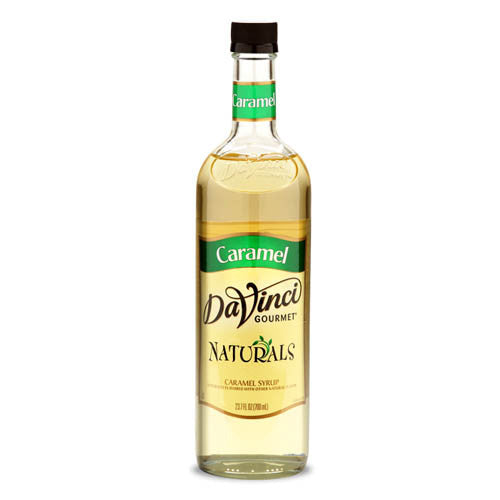 DaVinci Natural Caramel Flavored Syrup (700mL) - CustomPaperCup.com Branded Restaurant Supplies