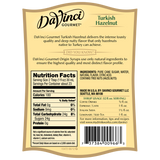 DaVinci Natural Single Origin Turkish Hazelnut Syrup (700mL) - CustomPaperCup.com Branded Restaurant Supplies