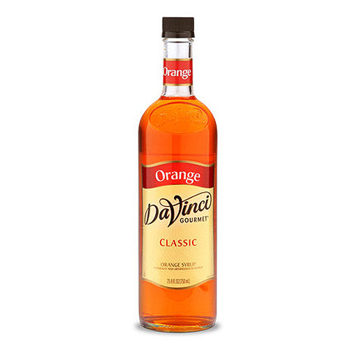DaVinci Classic Orange Syrup (750mL) - CustomPaperCup.com Branded Restaurant Supplies