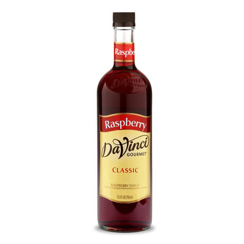 DaVinci Classic Raspberry Syrup (750mL) - CustomPaperCup.com Branded Restaurant Supplies