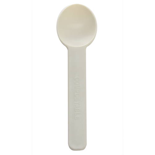 Eco-Friendly Heavy Weight Bio-Based Spoons - Natural - 1,000 ct - CustomPaperCup.com