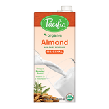 Pacific Organic Almond Original Non-Dairy Beverage (32oz) - CustomPaperCup.com Branded Restaurant Supplies