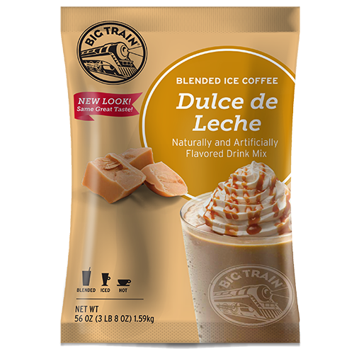 Big Train Dulce De Leche Blended Ice Coffee Mix (3.5 lbs) - CustomPaperCup.com Branded Restaurant Supplies