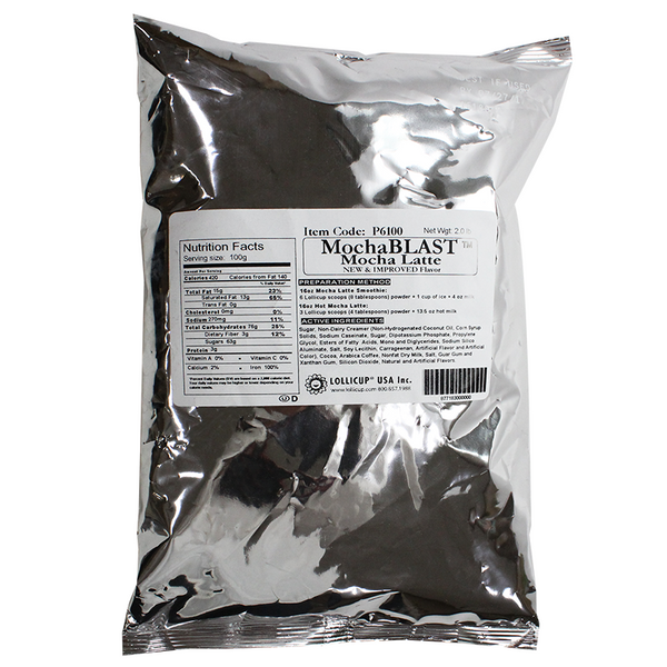 MochaBLAST Mocha Latte Powder (2 lbs) - CustomPaperCup.com Branded Restaurant Supplies