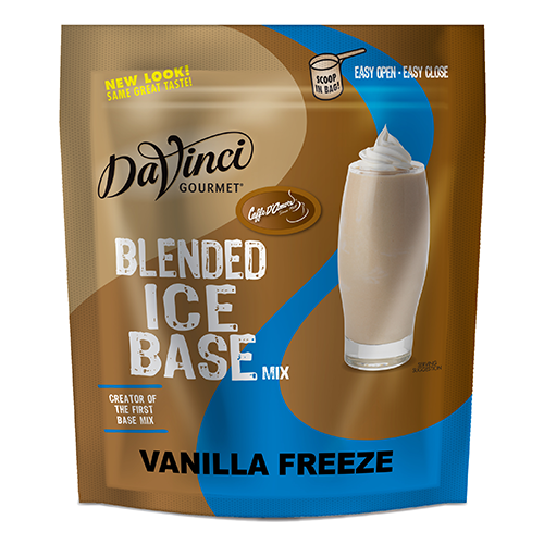 DaVinci Vanilla Freeze Frappe Base Mix (3 lbs) - Formerly Caffe D'Amore - CustomPaperCup.com Branded Restaurant Supplies
