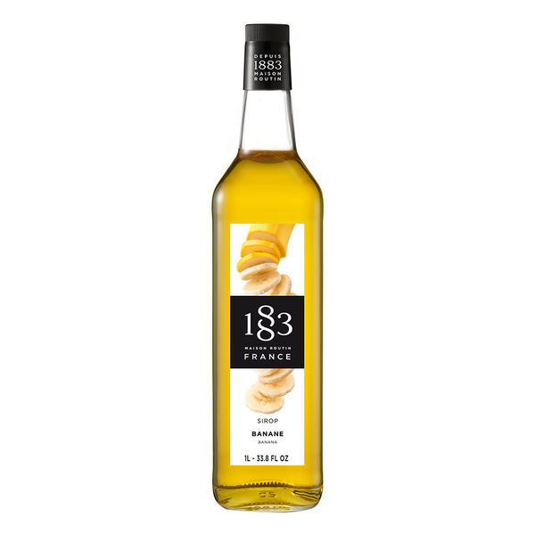 1883 Maison Routin Banana Syrup (1L) - CustomPaperCup.com Branded Restaurant Supplies