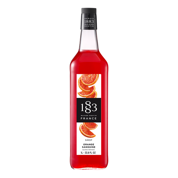 1883 Maison Routin Blood Orange Syrup (1L) - CustomPaperCup.com Branded Restaurant Supplies