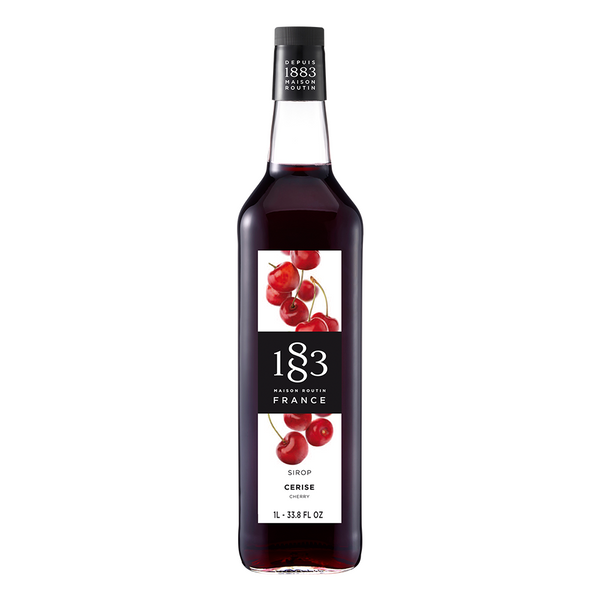 1883 Maison Routin Cherry Syrup (1L) - CustomPaperCup.com Branded Restaurant Supplies