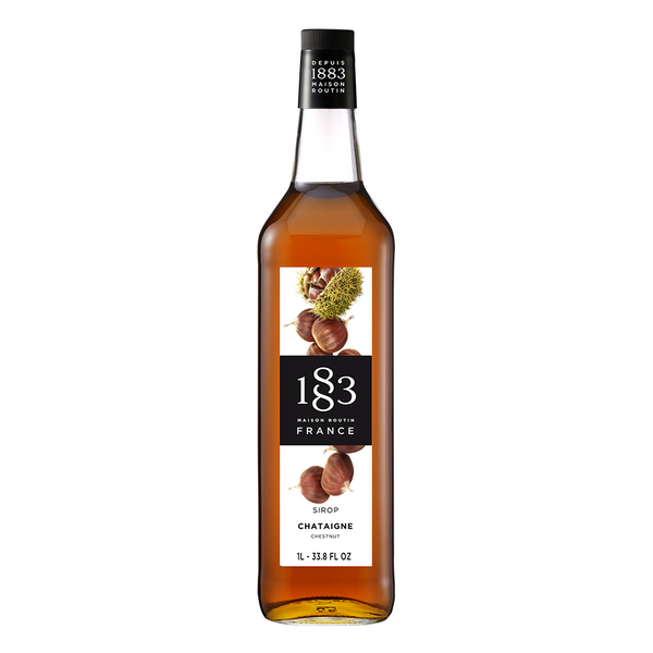 1883 Maison Routin Chestnut Syrup (1L) - CustomPaperCup.com Branded Restaurant Supplies