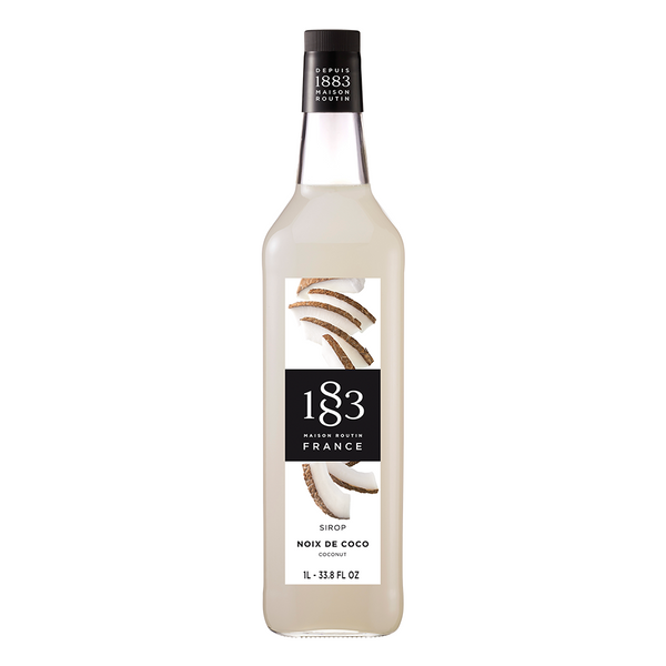1883 Maison Routin Coconut Syrup (1L) - CustomPaperCup.com Branded Restaurant Supplies