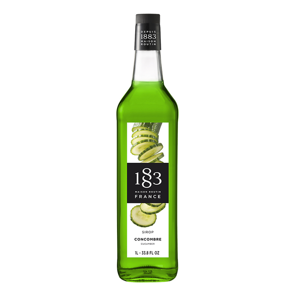 1883 Maison Routin Cucumber Syrup (1L) - CustomPaperCup.com Branded Restaurant Supplies
