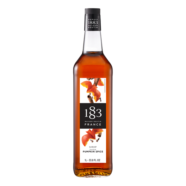 1883 Maison Routin Pumpkin Spice Syrup (1L) - CustomPaperCup.com Branded Restaurant Supplies