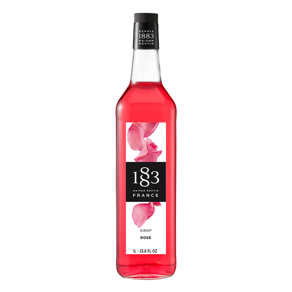 1883 Maison Routin Rose Syrup (1L) - CustomPaperCup.com Branded Restaurant Supplies