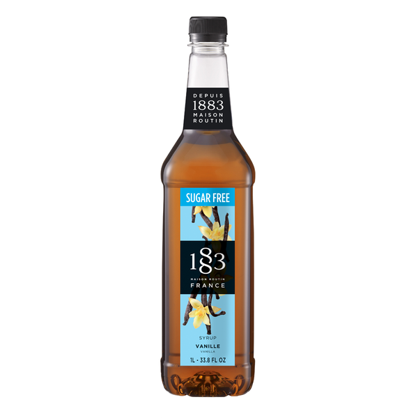 1883 Maison Routin Sugar Free Vanilla Syrup (1L) - CustomPaperCup.com Branded Restaurant Supplies