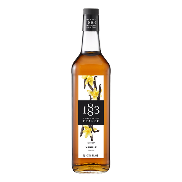 1883 Maison Routin Vanilla Syrup (1L) - CustomPaperCup.com Branded Restaurant Supplies