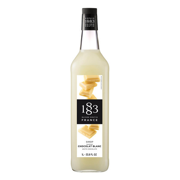1883 Maison Routin White Chocolate Syrup (1L) - CustomPaperCup.com Branded Restaurant Supplies
