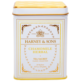 Harney & Sons Classic Chamomile Herbal Tea - 20 Sachet Tin - CustomPaperCup.com Branded Restaurant Supplies