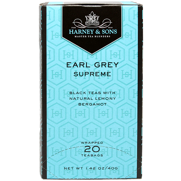 Harney & Sons Premium Earl Grey Supreme Tea - 6 Box Case - CustomPaperCup.com