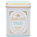 Harney & Sons Classic Earl Grey Supreme Tea - 20 Sachet Tin - CustomPaperCup.com Branded Restaurant Supplies