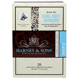 Harney & Sons Wrapped Earl Grey Supreme Tea - 6 Box Case - CustomPaperCup.com