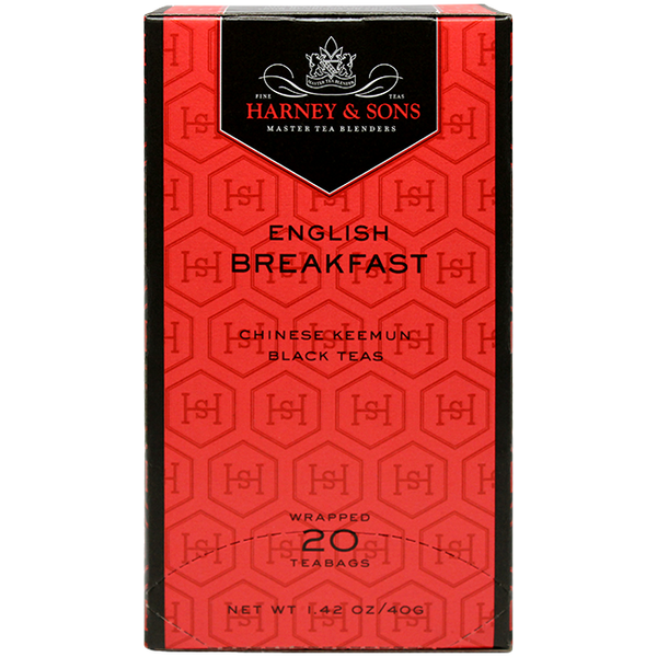 Harney & Sons Premium English Breakfast Tea - 6 Box Case - CustomPaperCup.com