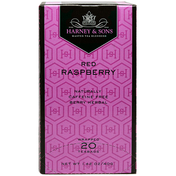Harney & Sons Premium Red Raspberry Herbal Tea - 6 Box Case - CustomPaperCup.com Branded Restaurant Supplies