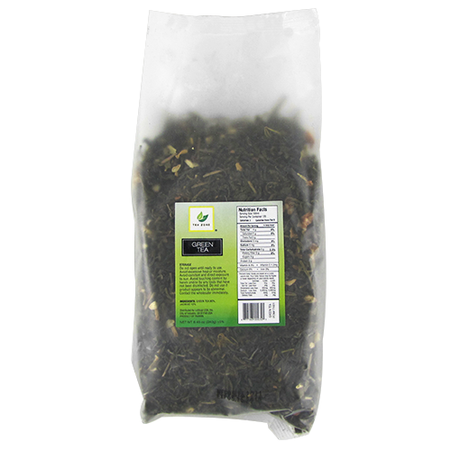 Tea Zone Green Tea Leaves - Bag (8.46oz) - CustomPaperCup.com Branded Restaurant Supplies