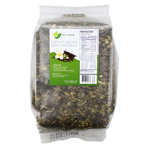 Tea Zone Premium Jasmine Green Tea Leaves - Case - CustomPaperCup.com Branded Restaurant Supplies