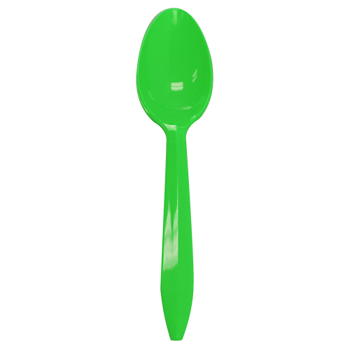 Karat PP Medium Weight Tea Spoons - Green - 1,000 ct - CustomPaperCup.com